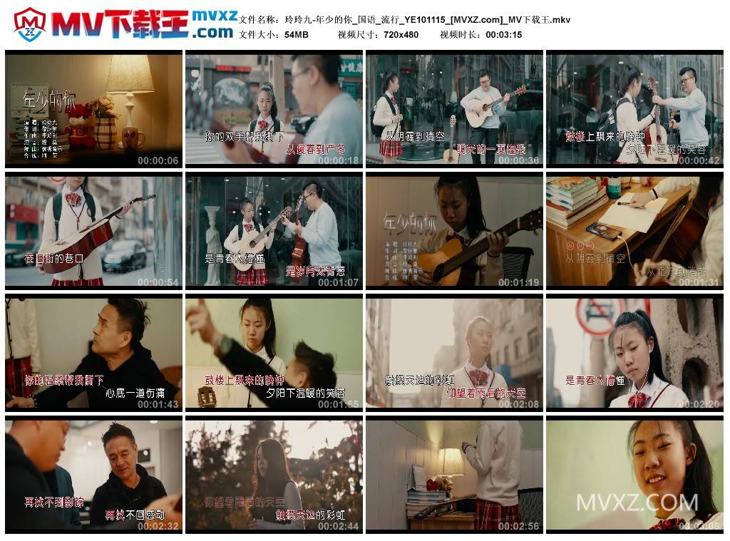 玲玲九-年少的你_国语_流行_YE101115